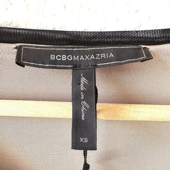 BCBG MaxAzria Morris Sequined Dress Size XS Black Cocktail - Picture 6 of 9